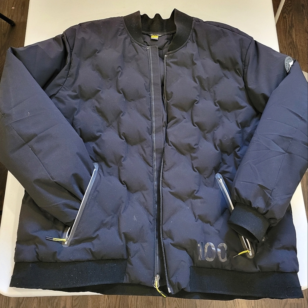 Men XXL black bomber jacket